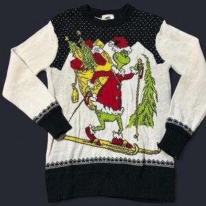 🎄Kids Grinch Christmas Sweater – Size M – Holiday Classic!